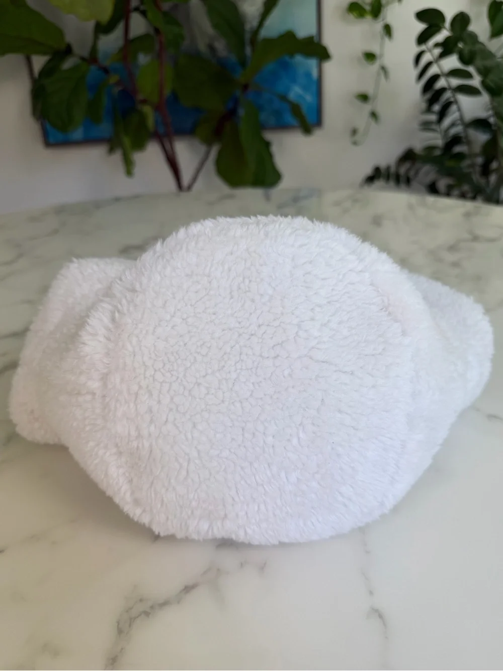 ALO YOGA Foxy Sherpa Bucket Hat Ivory S/M